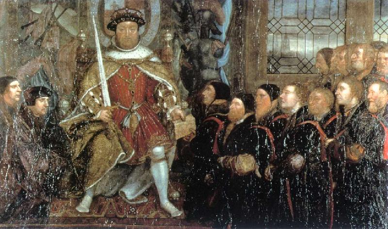 HOLBEIN, Hans the Younger Henry VIII and the Barber Surgeons sf